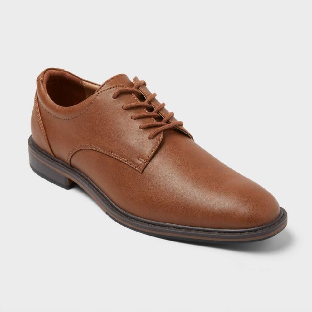 Men's Leo Dress Shoes - Goodfellow & Co Brown 10.5